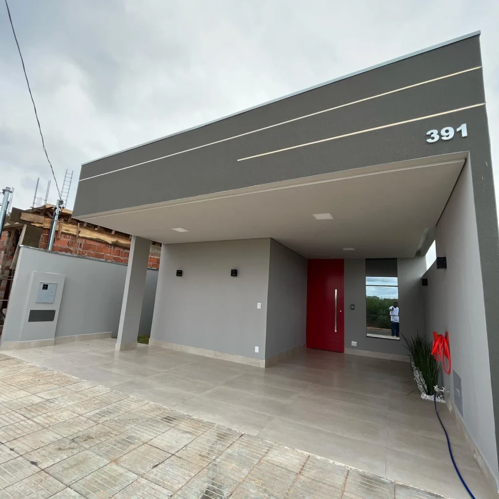 Villa Segura · Porta vermelha — Registro da obra entregue · Foto 02